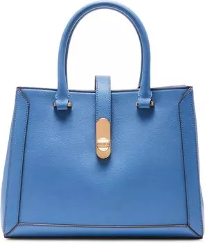 Сумка с цветными блоками и новым поворотным замком Anne Klein, цвет Elemental Blue