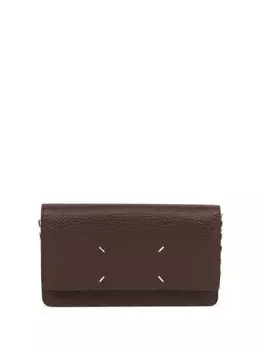 Сумка с декоративной строчкой Maison Margiela, коричневый