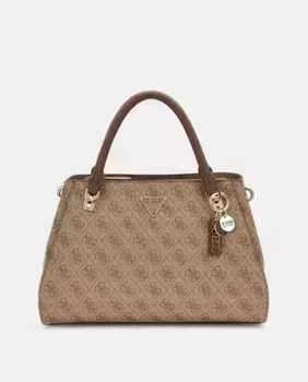 Сумка с длинной ручкой и застежкой-молнией Guess, бежевый