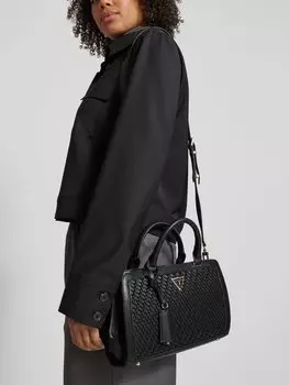 Сумка с фактурным узором модель 'MURIELLE' Guess, черный