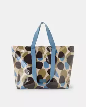 Сумка с геометрическим принтом Jo & Mr. Joe, синий