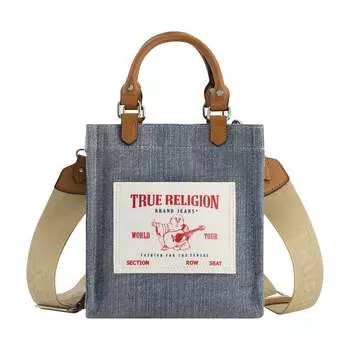 СУМКА С КАРМАНОМ БУДДА СЕВЕР-ЮГ True Religion, цвет Dark Denim