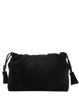 Сумка с кисточками и завязкой Veronica Beard, черный