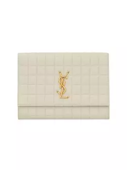 Сумка с клапаном Cassandre Matelass Carr из кожи ягненка Saint Laurent