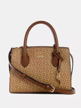 Сумка с логотипом Beryln Guess Factory, цвет mocha
