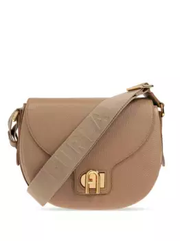 Сумка с логотипом Furla, коричневый