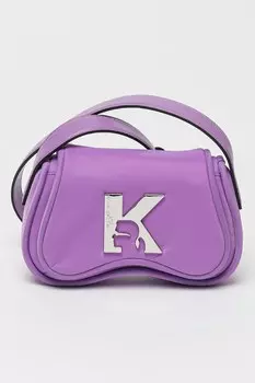 Сумка с логотипом Karl Lagerfeld, фиолетовый
