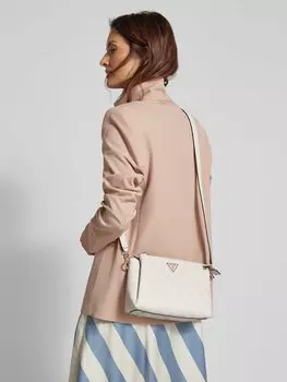 Сумка с логотипом, модель «NOELLE TRI COMPARTMENT XB» Guess, экрю
