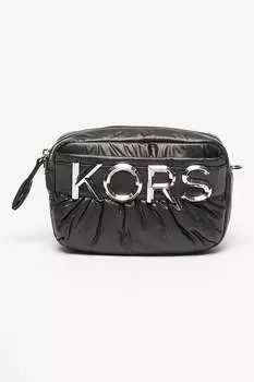 Сумка с металлическим логотипом Michael Kors, черный