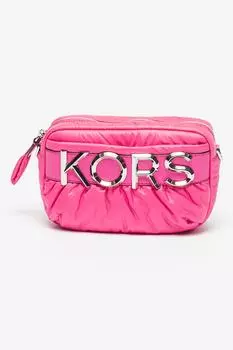 Сумка с металлическим логотипом Michael Kors, розовый