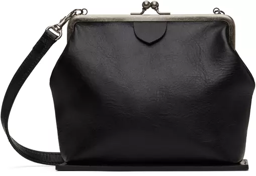 Сумка с металлической застежкой Y's, черный
