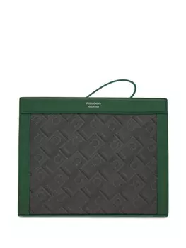 Сумка с монограммой Ferragamo, зеленый