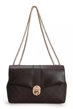 Сумка с монограммой Lucky Bees, коричневый