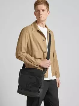 Сумка с нашивкой-лейблом Strellson, черный