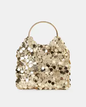 Сумка с пайетками Tintoretto, золотой