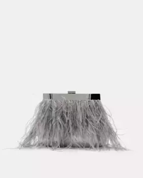 Сумка с перьями Latouche, цвет 820 Gris medio