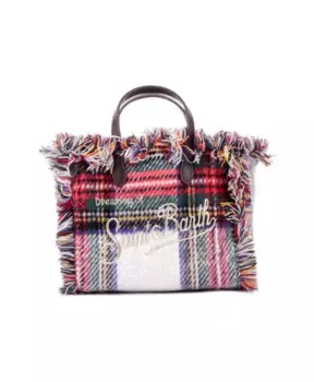 Сумка с передней молнией с логотипом и съемным ремешком. Saint Barth, мультиколор