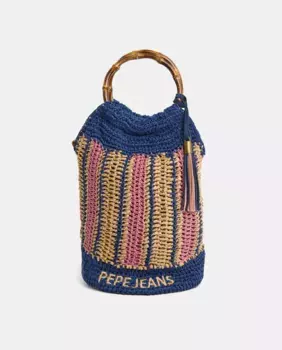 Сумка с регулируемым плечевым ремнем Pepe Jeans, темно-синий
