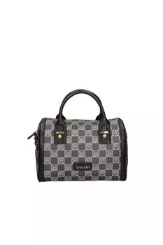 Сумка с рисунком и регулируемым ремнем Braccialini, черный