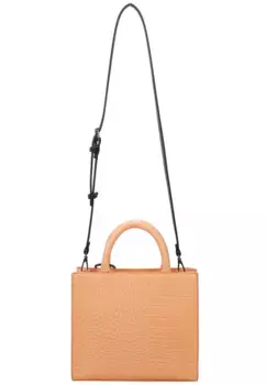 Сумка с ручкой буйвола "Big Boxy Collection Croco", со съемной подвеской Buffalo, цвет Orange