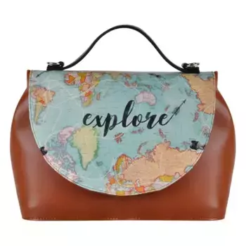 Сумка с ручкой DOGO "Ladies Handy Explore Vegan женские сумки (модные) / нейтральные", веганский, коричневый