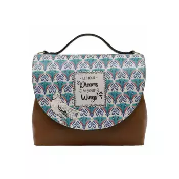 Сумка с ручкой DOGO "Ladies Handy Let Your Dreams Be Your Wings Vegan Ladies Handbag", Vegan, коричневый