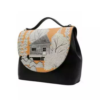 Сумка с ручкой DOGO "Женские удобные сумки There You Are Vegan Женские сумки (модные) /", Vegan, черный