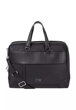 Сумка с ручкой, крепление для тележки, молния, переднее отделение Samsonite, черный