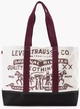 Сумка с ручкой Levi's ЖЕНСКАЯ TWO HORSE TOTE-ALL XL ", красный