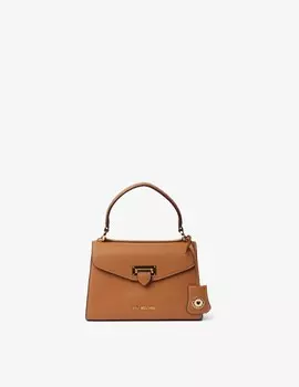 Сумка S с верхним клапаном Love Moschino, коричневый