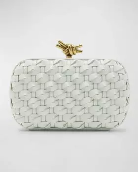 Сумка с узлом Bottega Veneta, цвет Glacier-Muse Brass