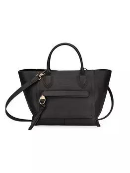 Сумка с верхней ручкой для почтового ящика Longchamp, черный