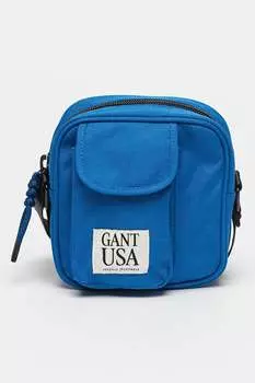 Сумка с внешним карманом для телефона Gant, синий