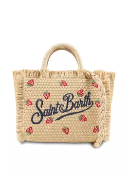 Сумка с вышитым логотипом MC2 Saint Barth Kids, нейтральный