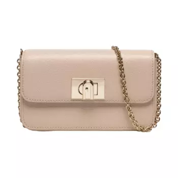 Сумка сэдл Furla, бежевый