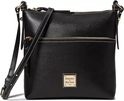 Сумка Saffiano Letter Carrier Dooney & Bourke, черный