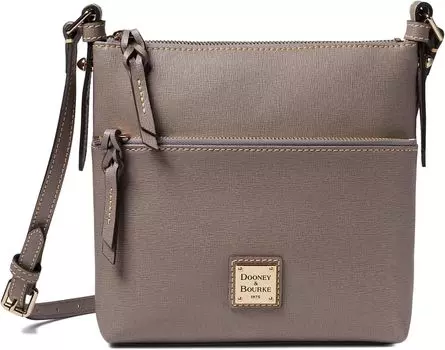 Сумка Saffiano Letter Carrier Dooney & Bourke, серо-коричневый