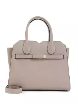 Сумка Sahara с бантом Valextra, нейтральный