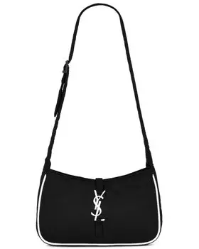 Сумка Saint Laurent 5a7 Shoulder, цвет Nero & Bianco
