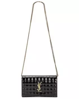 Сумка Saint Laurent Classic Cassandre Chain Wallet, нуар