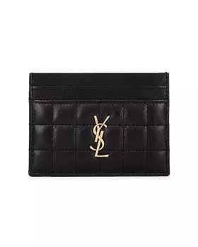 Сумка Saint Laurent Credit Card Case, неро