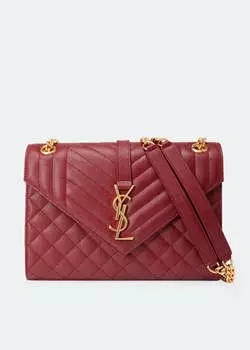 Сумка SAINT LAURENT Envelope medium chain bag, красный