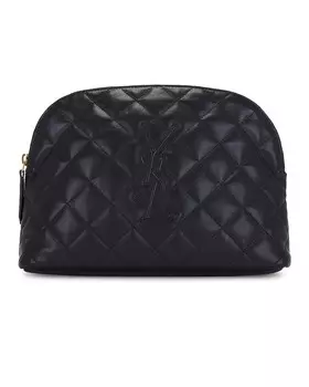 Сумка Saint Laurent Es Cosmetic Pouch, неро