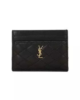Сумка Saint Laurent Gaby Credit Card Case, неро