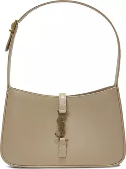 Сумка Saint Laurent Le 5 7 Hobo Bag Ivoire Naturel, белый