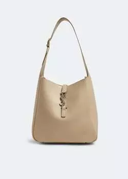 Сумка Saint Laurent Le 5 7 Soft Small Hobo, бежевый