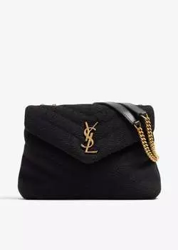 Сумка Saint Laurent Loulou Small Chain, черный