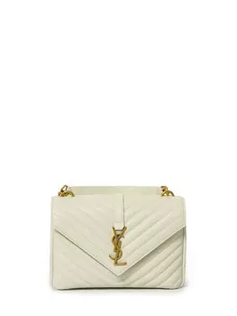 Сумка Saint Laurent Medium College, бежевый