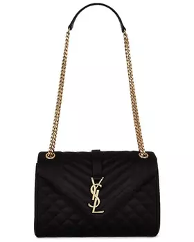 Сумка Saint Laurent Medium Envelope Chain, неро