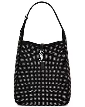 Сумка Saint Laurent Medium Le 5 A 7 Supple Hobo, неро